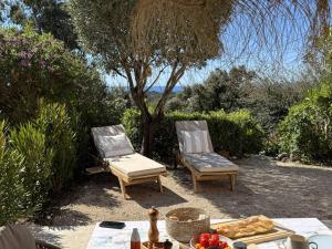 Maisons de vacances Maison renovee 2 chambres, terrasse vue mer - FR-1-726-63 : photos des chambres