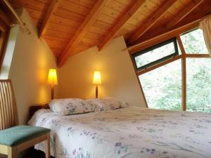 Ecological home surrounded by nature