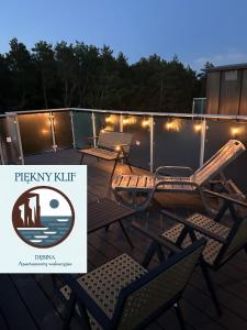 PIĘKNY KLIF Apartament 7 min do Morza TARAS na dachu z widokiem na Las