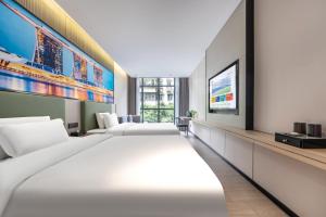 광저우 / 광주 Norman Hotel - Guangzhou Haizhu District Binjiang East Road Subway - Free buffet breakfast - Free se 2성급 호텔 스위트룸