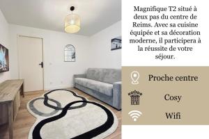 Appartements 4 clairmarais T2 chic et cocooning proche centre : Appartement 1 Chambre