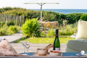 Villa Ponant 5 étoiles à Doëlan, piscine face mer