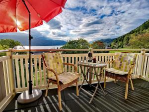 Apartment with Balcony and Terrace First Floor room in Landhaus Neubauer