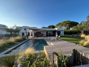 Villas Splendide Villa Maje 8p vue mer piscine privee Plage a 5mn : photos des chambres