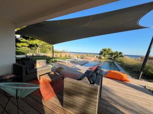 Villas Splendide Villa Maje 8p vue mer piscine privee Plage a 5mn : photos des chambres