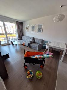 Family SUN & FUN Apartment & Water Park Patio at Belmare Aqua Resort