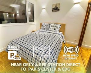 Appartements Appartement lumineux et cosy a 15min de Paris : photos des chambres