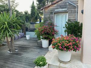 studio avec grand jardin