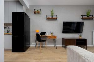 Unique Bright Studio for 4 People Remote Work & Balcony Close to PGE by Noclegi Renters