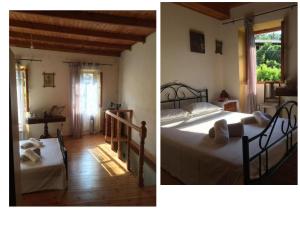 Country traditional house in Corfu village, Greece