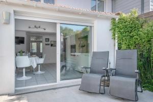 Maisons de vacances Vue mer, plage a 50m, Maison pour 4 : photos des chambres