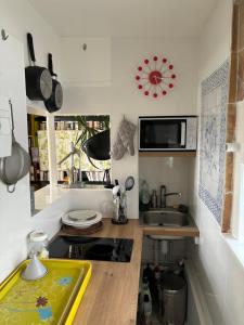 Grand studio vue magique sur Paris