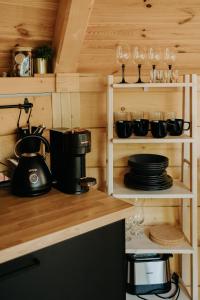 Osada Poli - Domek Panoramiczny nad Narwią z Prywatną Balią i Hydromasażem