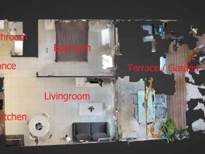 Appartements Superbe 2P renove avec jardin, piscine et proche mer a Menton - FR-1-196-164 : photos des chambres