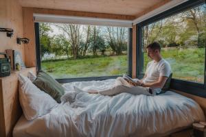 Chalets Parcel Tiny House Jardin du Puits, pres de Deauville : photos des chambres
