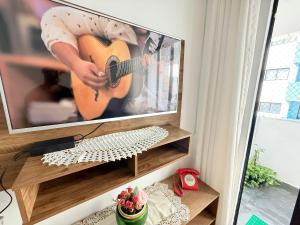 Apartamento Praia Grande completo 5min da praia com garagem