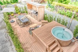 Sauna Bain Nordique Cinéma Vue Montange