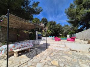 Maisons de vacances La Bergerie, maison T3 avec Piscine : photos des chambres