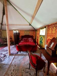 Tentes de luxe Tente-Cabane en Quercy : photos des chambres
