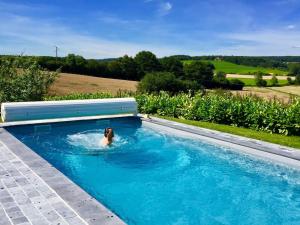 Villas Magnifique longere du Perche avec vue panoramique et piscine pour 9 personnes : photos des chambres