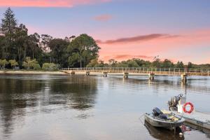 Two bedroom river view unit with pool