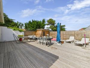 Maisons de vacances 200m plage - grande terrasse pour 4 personnes : photos des chambres