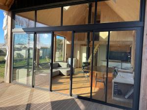 Maisons de vacances Wooden architect-designed house : photos des chambres