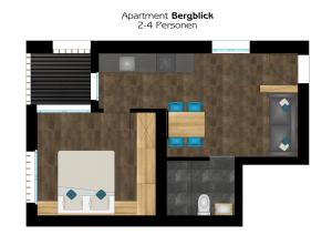 Apartment with Mountain View room in Pension St. Martin