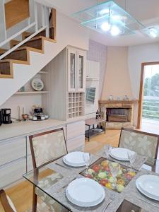 Duplex Maison des papillon · Duplex com vista deslumbrante e lareira