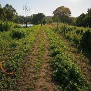 Lake side Caravan site - 1500 square meters of nature & private fishing