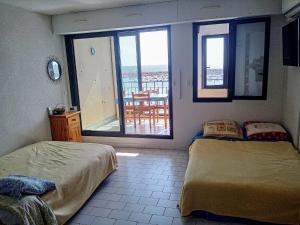 Studio Vue magique pleine mer, port, cap Béar, Racou, Climatisé