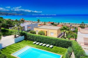 Oasi Elegante Piscina di Lusso - vista panoramica By Sicily Home Solutions