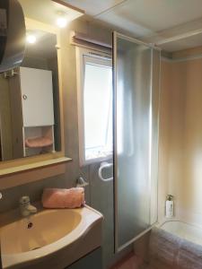 Appartements Spacieux et Cosy Mobil-Home pour 6 a 25min de St Etienne et Annonay au sein d-un charmant Camping : photos des chambres