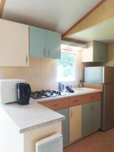 Appartements Spacieux et Cosy Mobil-Home pour 6 a 25min de St Etienne et Annonay au sein d-un charmant Camping : photos des chambres