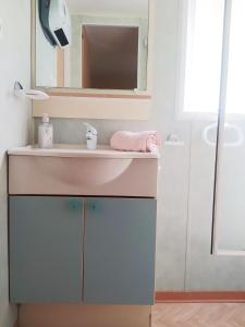 Appartements Spacieux et Cosy Mobil-Home pour 6 a 25min de St Etienne et Annonay au sein d-un charmant Camping : photos des chambres