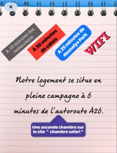 Chambre Paon avec partie commune A 6min de l A26 et 15 min de stOmer, lumbres et aire sur la lys