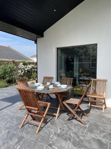 New build eco house in walled garden, Rostrevor