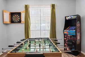 Enjoy Games at Designer 3BR w Fenced Backyard