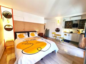 STUDIO BALCON CALME AVEC PARKING 5mn de la MER