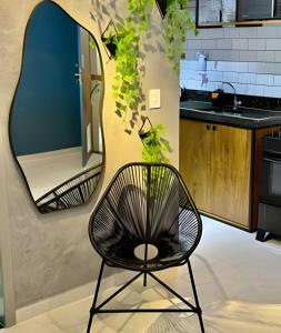 G1104 FRENTE MAR com varanda Piscina Ar cond Garagem