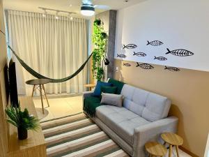 TW - Quadra do mar com Piscina e Ar cond