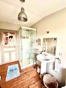Maisons de vacances Agreable maison, au Dossen, a 2 pas de la plage : photos des chambres