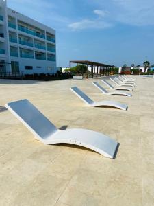 Cabaña frente al mar