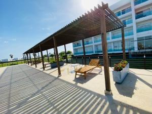 Cabaña frente al mar