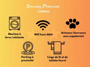 Appartement top emplacement cœur de ville, Proche parking et vignobles, Animaux bienvenus, Wifi, Linge fourni