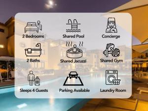 Beautiful Condo at Mavila Gym Pool & More