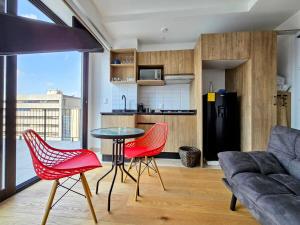 With a private terrace in the heart of the city