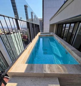 With a private terrace in the heart of the city