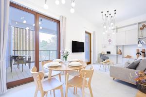 Yoga Zen, apartament z tarasem i widokiem na park