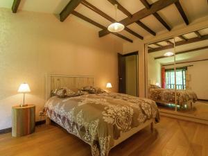 Maisons de vacances Spacious farmhouse with private heated pool in a rustic garden : photos des chambres